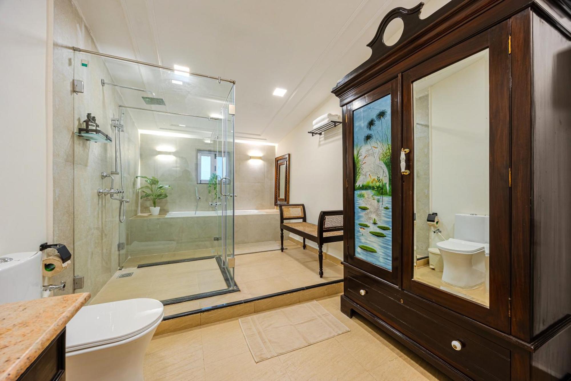 Elivaas 4 Bhk Villa Near Beach With Private Pool & Bar - Casa Boa Vida Candolim Eksteriør billede