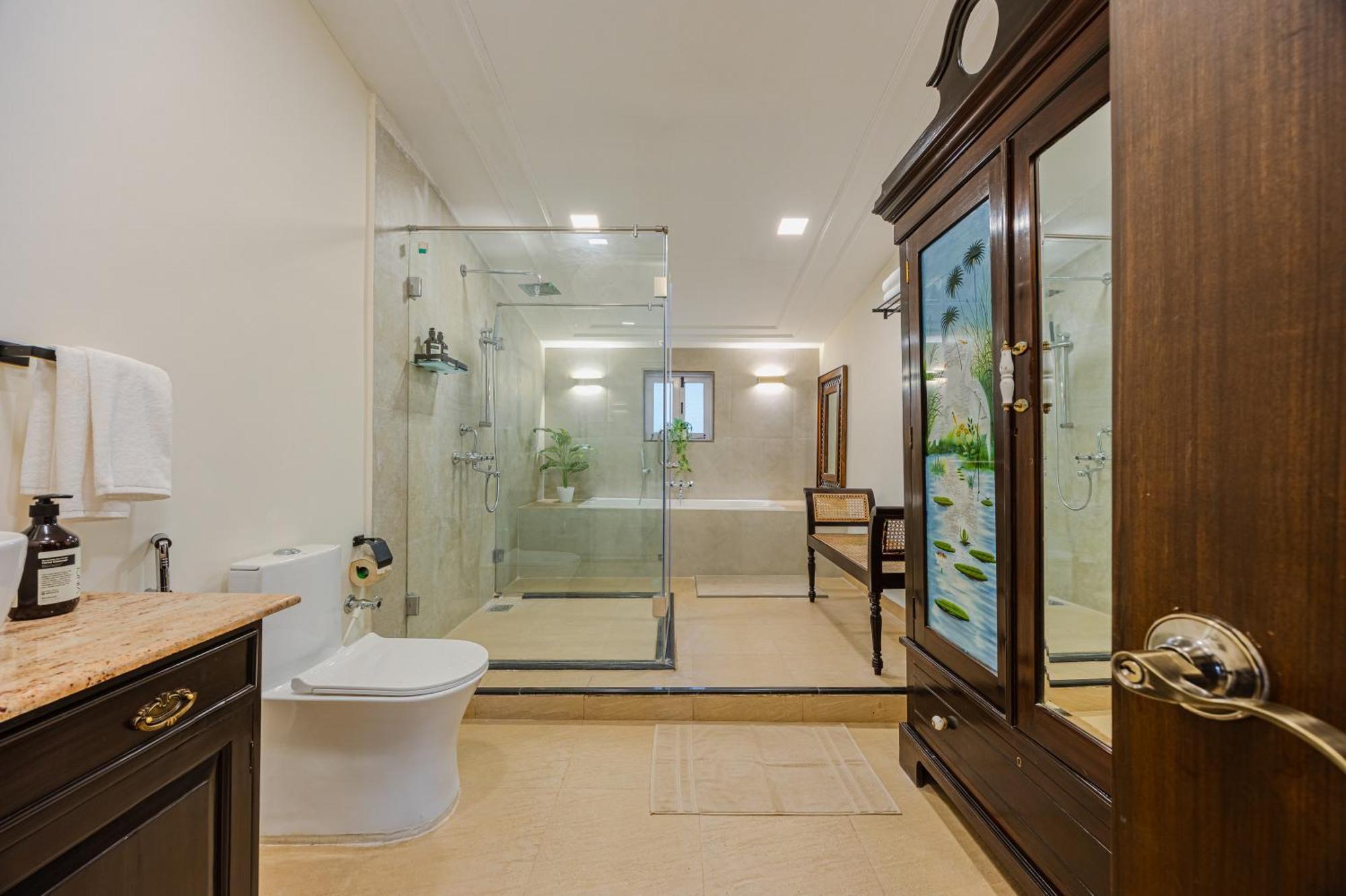 Elivaas 4 Bhk Villa Near Beach With Private Pool & Bar - Casa Boa Vida Candolim Eksteriør billede