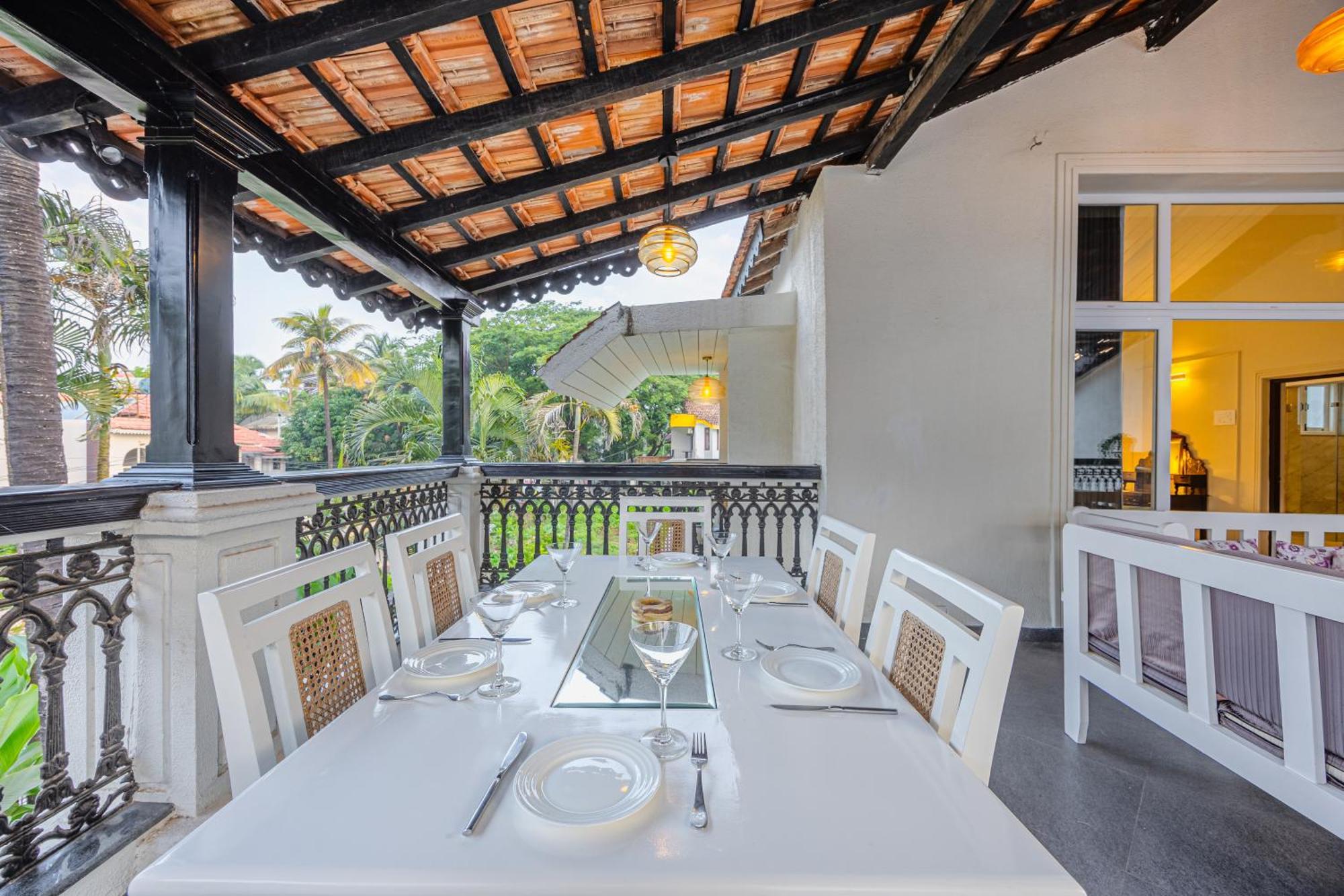 Elivaas 4 Bhk Villa Near Beach With Private Pool & Bar - Casa Boa Vida Candolim Eksteriør billede