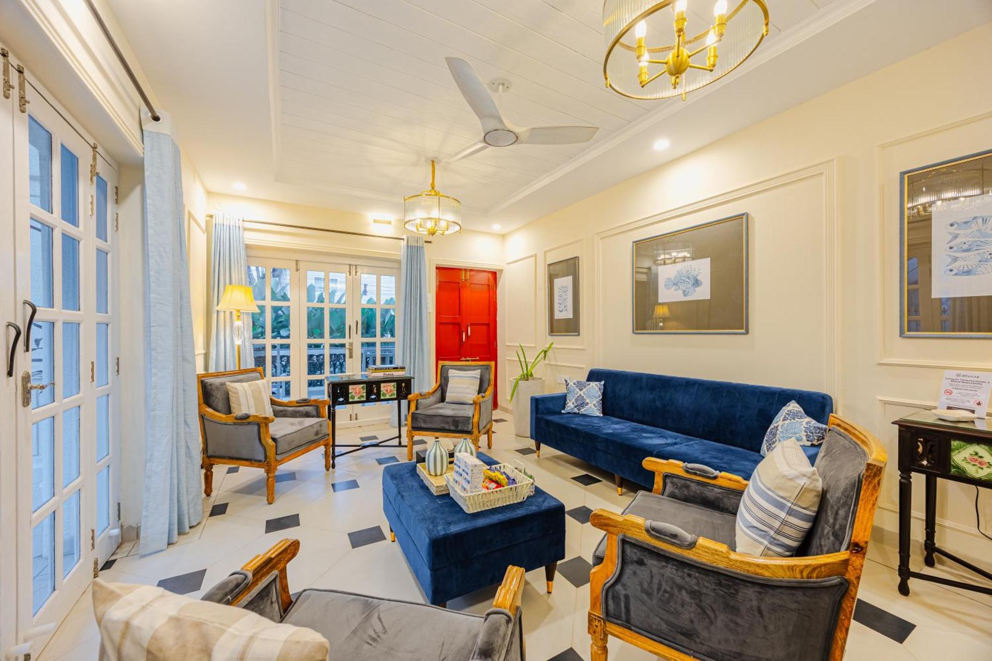 Elivaas 4 Bhk Villa Near Beach With Private Pool & Bar - Casa Boa Vida Candolim Eksteriør billede
