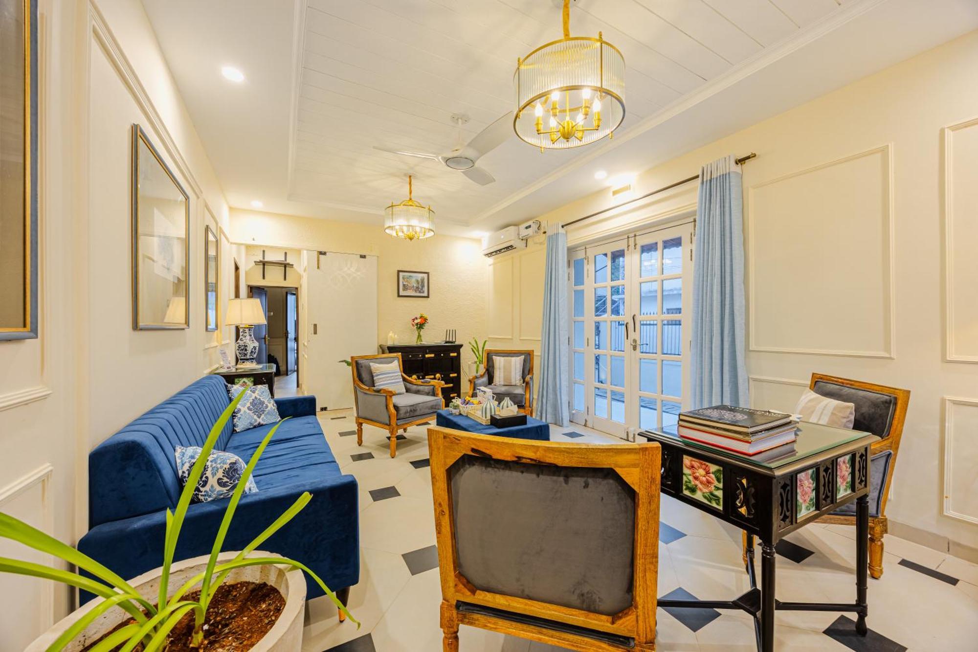 Elivaas 4 Bhk Villa Near Beach With Private Pool & Bar - Casa Boa Vida Candolim Eksteriør billede