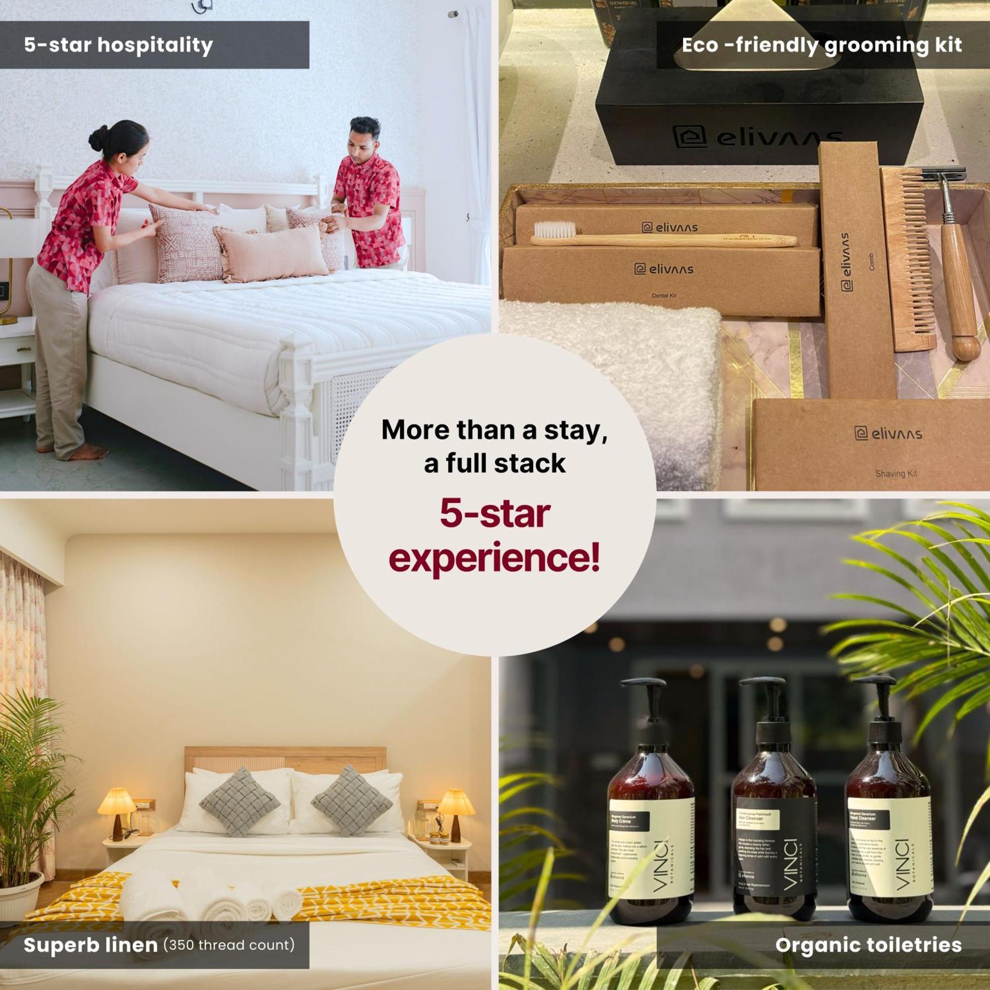 Elivaas 4 Bhk Villa Near Beach With Private Pool & Bar - Casa Boa Vida Candolim Eksteriør billede